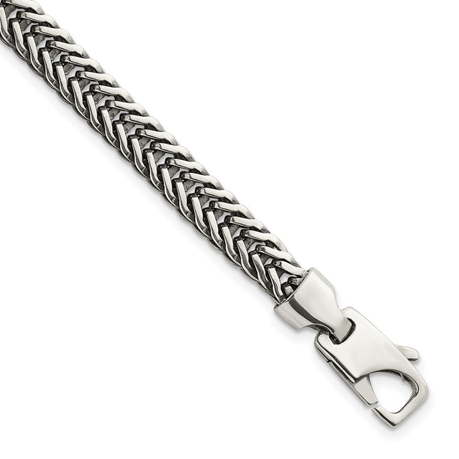 Sterling Silver Chain Bracelets Style QG6778 - Classique Jewelry Inc.
