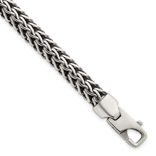 Sterling Silver Chain Bracelets Style QG6781 - Classique Jewelry Inc.