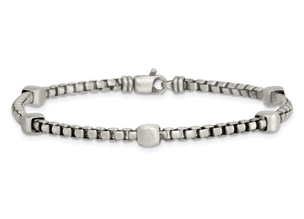 Sterling Silver Chain Bracelets Style QG6785 - Classique Jewelry Inc.