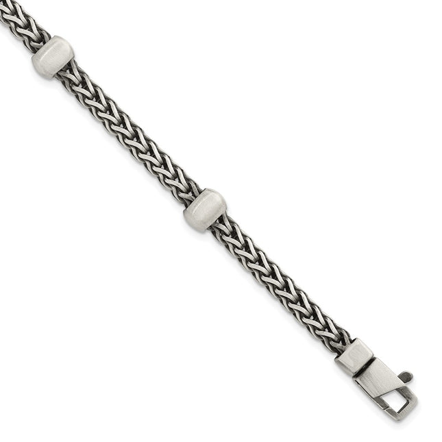 Sterling Silver Chain Bracelets Style QG6786 - Classique Jewelry Inc.