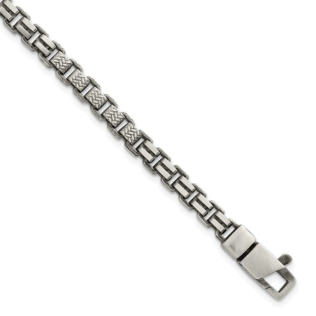 Sterling Silver Chain Bracelets Style QG6787 - Classique Jewelry Inc.