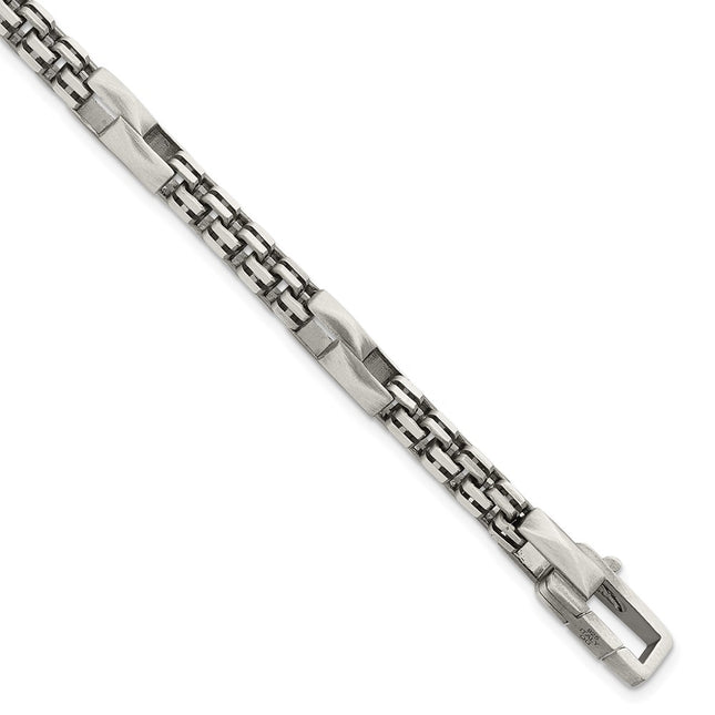 Sterling Silver Chain Bracelets Style QG6788 - Classique Jewelry Inc.