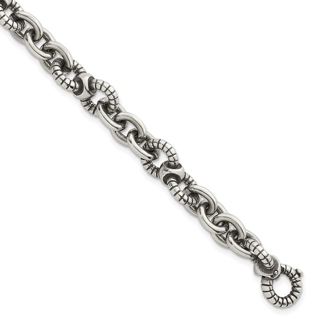 Sterling Silver Bracelets Style QG6792 - Classique Jewelry Inc.