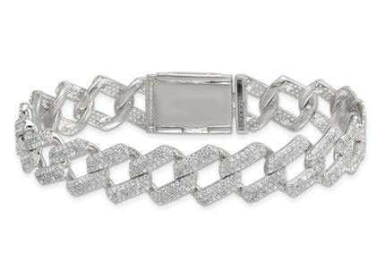 Sterling Silver Bracelets Style QG6797 - Classique Jewelry Inc.