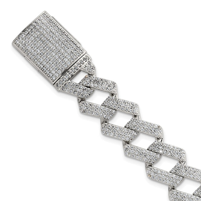 Sterling Silver Bracelets Style QG6797 - Classique Jewelry Inc.