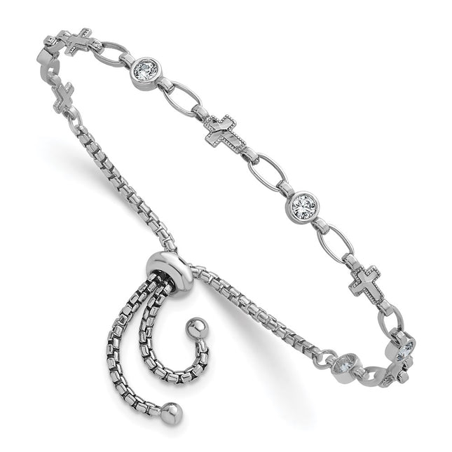 Sterling Silver Bracelets Style QG6803 - Classique Jewelry Inc.