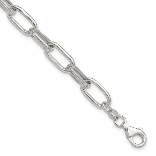 Sterling Silver Bracelets Style QG6809 - Classique Jewelry Inc.