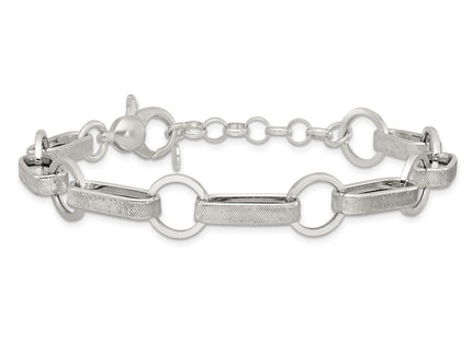 Sterling Silver Bracelets Style QG6810 - Classique Jewelry Inc.