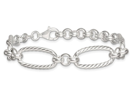 Sterling Silver Bracelets Style QG6811 - Classique Jewelry Inc.