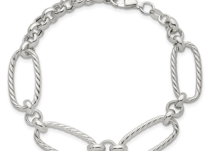 Sterling Silver Bracelets Style QG6811 - Classique Jewelry Inc.