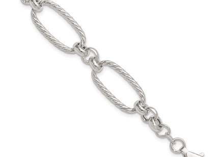 Sterling Silver Bracelets Style QG6811 - Classique Jewelry Inc.