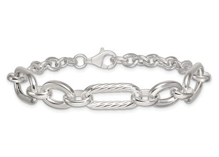 Sterling Silver Bracelets Style QG6812 - Classique Jewelry Inc.