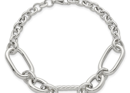Sterling Silver Bracelets Style QG6812 - Classique Jewelry Inc.
