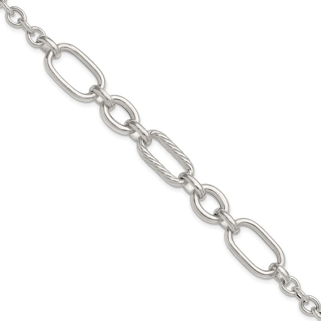Sterling Silver Bracelets Style QG6812 - Classique Jewelry Inc.