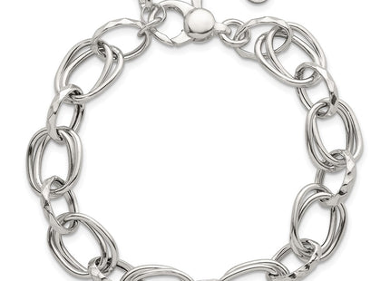 Sterling Silver Bracelets Style QG6813 - Classique Jewelry Inc.