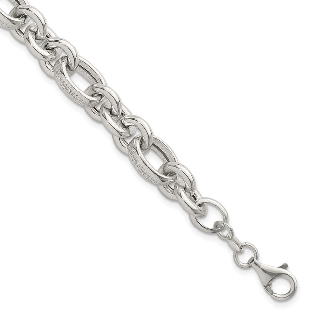 Sterling Silver Bracelets Style QG6814 - Classique Jewelry Inc.