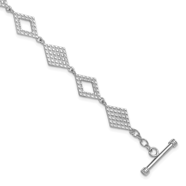 Sterling Silver Bracelets Style QG6817 - Classique Jewelry Inc.