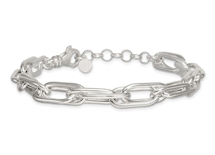 Sterling Silver Bracelets Style QG6821 - Classique Jewelry Inc.