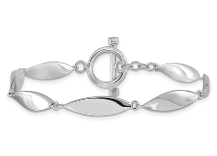 Sterling Silver Bracelets Style QG6824 - Classique Jewelry Inc.