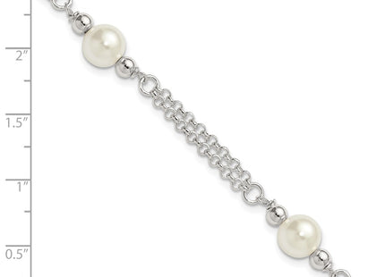 Sterling Silver Bracelets Style QG6827 - Classique Jewelry Inc.