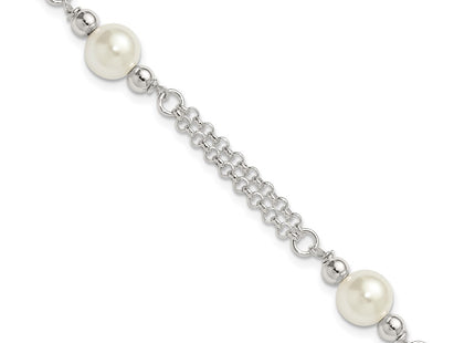 Sterling Silver Bracelets Style QG6827 - Classique Jewelry Inc.