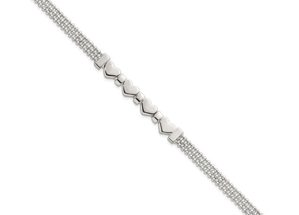 Sterling Silver Bracelets Style QG6831 - Classique Jewelry Inc.