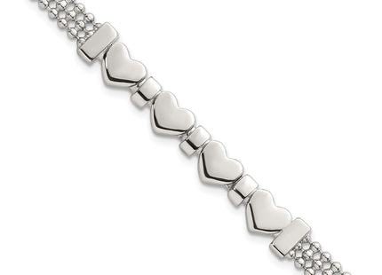 Sterling Silver Bracelets Style QG6831 - Classique Jewelry Inc.
