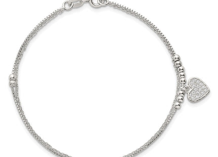 Sterling Silver Bracelets Style QG6833 - Classique Jewelry Inc.