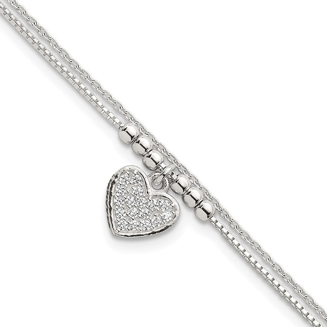Sterling Silver Bracelets Style QG6833 - Classique Jewelry Inc.