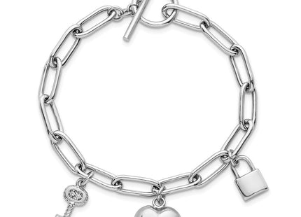 Sterling Silver Chain Bracelets Style QG6834 - Classique Jewelry Inc.