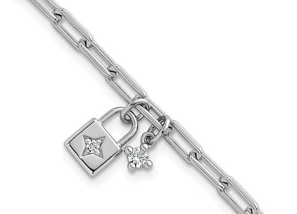 Sterling Silver Bracelets Style QG6835 - Classique Jewelry Inc.