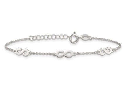Sterling Silver Bracelets Style QG6836 - Classique Jewelry Inc.