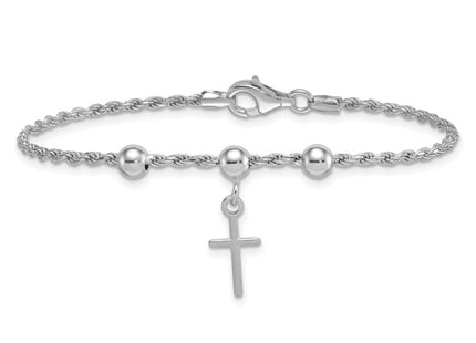 Sterling Silver Chain Bracelets Style QG6837 - Classique Jewelry Inc.