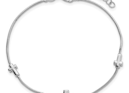 Sterling Silver Bracelets Style QG6838 - Classique Jewelry Inc.