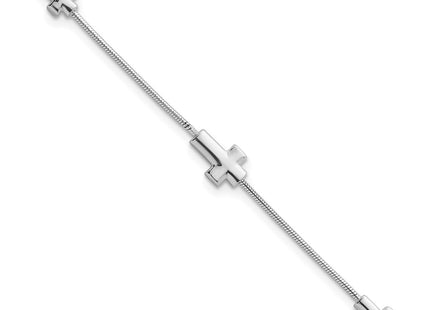 Sterling Silver Bracelets Style QG6838 - Classique Jewelry Inc.