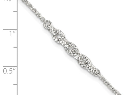Sterling Silver Bracelets Style QG6848 - Classique Jewelry Inc.