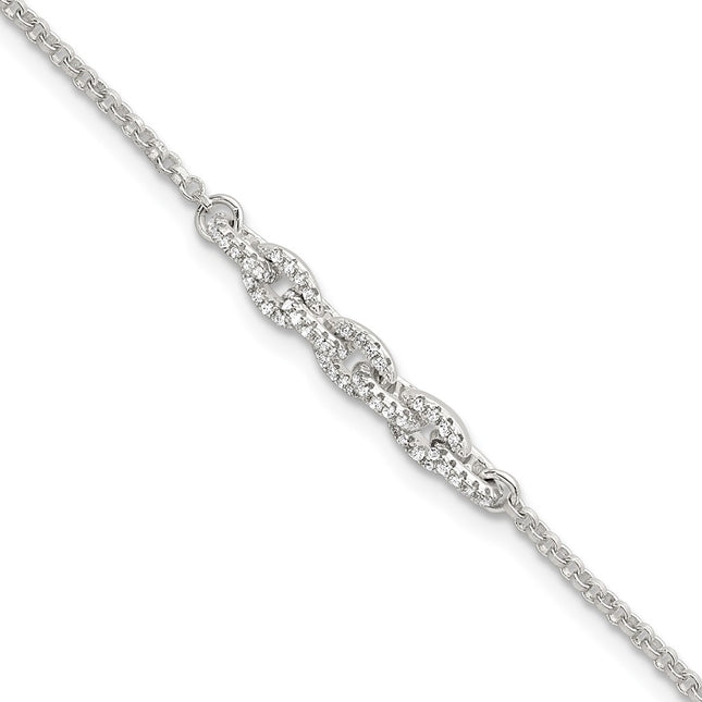Sterling Silver Bracelets Style QG6848 - Classique Jewelry Inc.