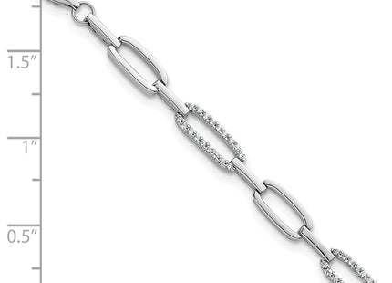 Sterling Silver Bracelets Style QG6849 - Classique Jewelry Inc.