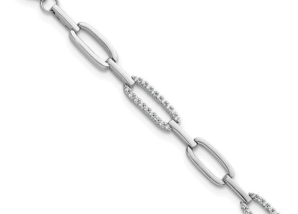 Sterling Silver Bracelets Style QG6849 - Classique Jewelry Inc.