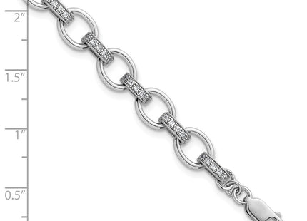 Sterling Silver Bracelets Style QG6851 - Classique Jewelry Inc.