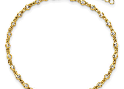Sterling Silver Bracelets Style QG6852GP - Classique Jewelry Inc.