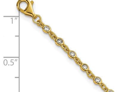 Sterling Silver Bracelets Style QG6852GP - Classique Jewelry Inc.