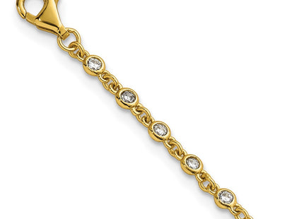 Sterling Silver Bracelets Style QG6852GP - Classique Jewelry Inc.