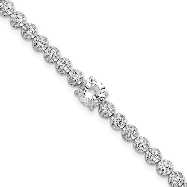 Sterling Silver Bracelets Style QG6855 - Classique Jewelry Inc.