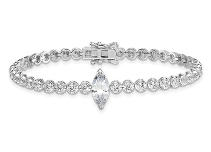 Sterling Silver Bracelets Style QG6856 - Classique Jewelry Inc.