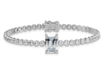 Sterling Silver Bracelets Style QG6857 - Classique Jewelry Inc.
