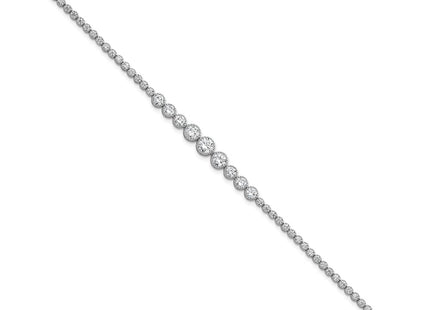 Sterling Silver Bracelets Style QG6858 - Classique Jewelry Inc.