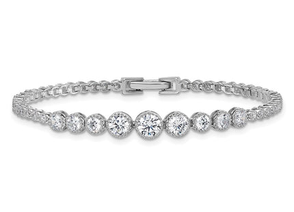 Sterling Silver Bracelets Style QG6858 - Classique Jewelry Inc.