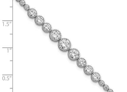 Sterling Silver Bracelets Style QG6858 - Classique Jewelry Inc.