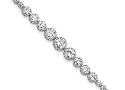 Sterling Silver Bracelets Style QG6858 - Classique Jewelry Inc.